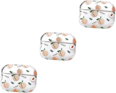 Oortelefoonhoesjes Set - Beschermhoesjes - Oordopjes Beschermen - Cartoon Fruit Design - 3 Stuks - Kleurrijk