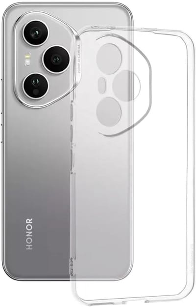 Hoesje geschikt voor HONOR 400 Pro - Techsuit Clear Silicone Back Cover - Transparant