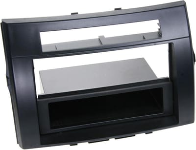 2-DIN Paneel geschikt voor Toyota Corolla Verso (R1) 2004-2009 - Kleur: zwart