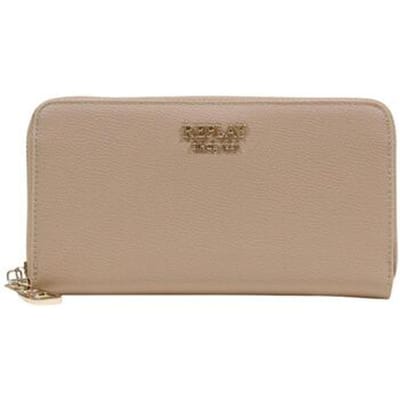 REPLAY portemonnee Zip Around Wallet Tannin beige
