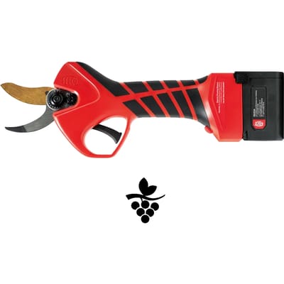 FELCO 834V Accu Snoeischaar Voor Wijngaarden Vine 30 mm - Met 2 Accu's & Display