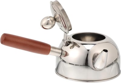 Waterkoker Ketel - Theeketel Roestvrij - Dranken Bereiden - Ergonomisch Handvat - 500 ml - Zilver