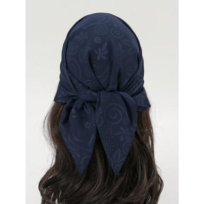 1 stuk bandana met paisley-patroon, hoofddoek/nekdoek 1pc black
