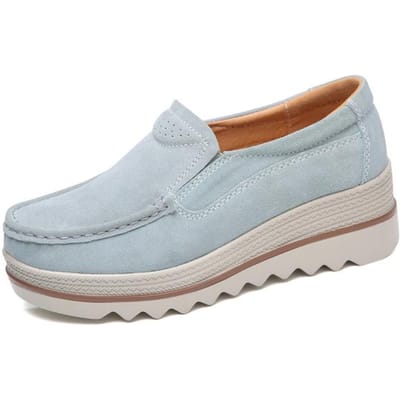 Schoenen Voor Vrouwen Mode Vrouwenschoenen Casual Verhogend Comfortabel Ademend Leer Wandelsneakers Platform Damesschoenen 37 white