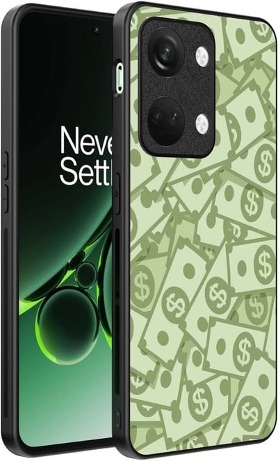 Smartphonica Telefoonhoesje Geschikt voor OnePlus Nord 3 met Geld Opdruk - TPU Backcover Case With Money Design geschikt voor OnePlus Nord 3