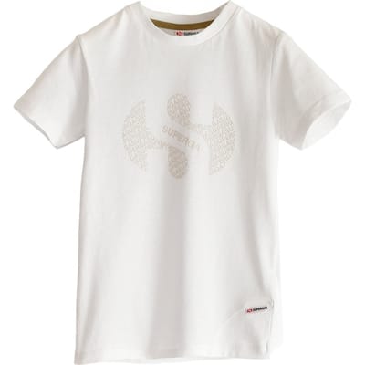 Superga Kinder/Kids Repeat Logo T-Shirt (Wit)