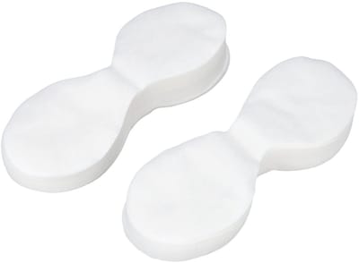 Dailygoods- Oogzorgpapier 400 Stuks - Huidvriendelijk - Hydraterend - Nat Kompres - Katoenen Niet-Geweven Stof - Wetenschappelijk Gesneden - Oogmasker