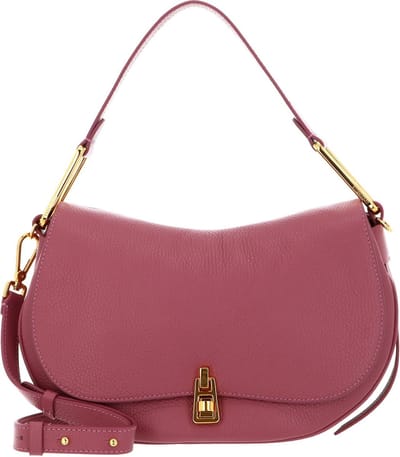 COCCINELLE Leren Schoudertas Coccinelle Magie Soft Handbag Grained Leather Pulp Pink Paars