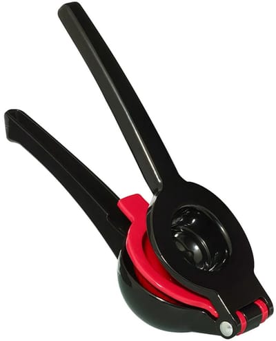 Zitronenpers, Citroenpers, Limonpers - SQUEEZY (Black Edition) - Handmatige Citroenpers van Gietaluminium voor Citroenen, Limoenen en Meer Fruchten