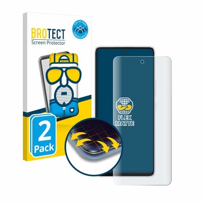 BROTECT - Screenprotector voor Samsung Galaxy A53 5G - Folie Beschermfolie matte volledig dekking 2 Stuks