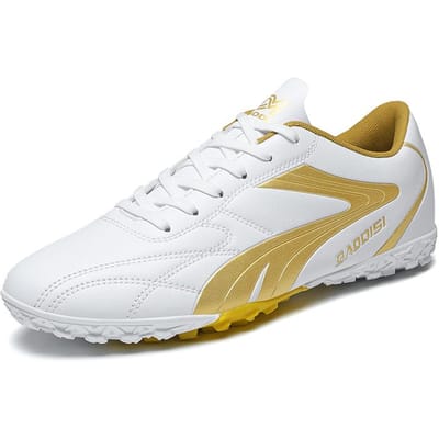 Heren Voetbalschoenen Ademende Voetbalschoenen Futsal Ultralicht Professionele Trainingssneakers Unisex Grasnoppen Wedstrijd Sport 34 white