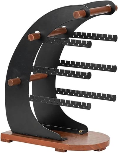 Sieradenhouder - Oorbellen standaard - Sieraden organiseren - 3 Lagen - 31 cm - Zwart