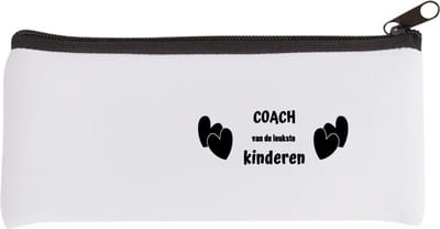 Akyol - coach van de leukste kinderen Etui - Coach - de leukste coach - verjaardag - cadeautje voor coach - kado - geschenk - 20 bij 9 cm