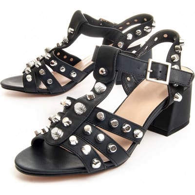 Sandalia De Tacón Para Mujer.  Montevita  Titan  87346 36 zwart