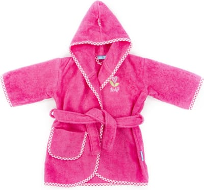 Baby badjas voor meisjes -Lief Lifestyle! Badjas Roze - Katoenen babybadjas met capuchon 0-1 jaar