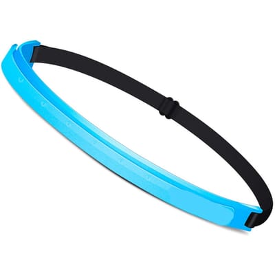 Siliconen Zweetband Sport Hoofdbanden Haarband Workout Zweetband voor Mannen en Vrouwen voor Hardlopen black