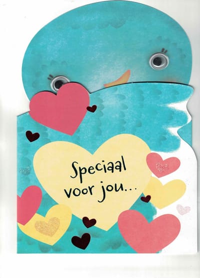 Wenskaart - wenskaart XL - wenskaart XL pop out - wenskaart pop out - Speciaal voor jou - liefde - houden van - moederdag - verjaardag
