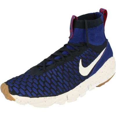 Nike Air Footscape Magista Flyknit Heren Blauwe Sneakers