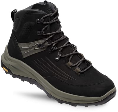 Grisport Outlander Mid zwart groen wandelschoenen uni (15603-167)