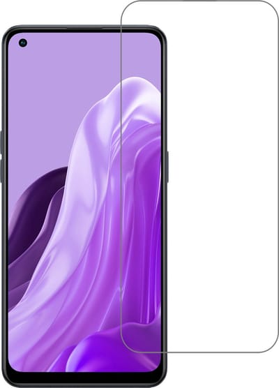 Screenprotector - Geschikt voor OPPO Reno 8 Lite - Extra Sterk - Gehard Glas - Beschermglas - Tempered Glass - Screen Protector