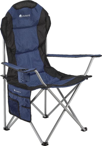 Inklapbare Campingstoel / Vouwstoel Lido - Blauw - Incl. Opbergtas