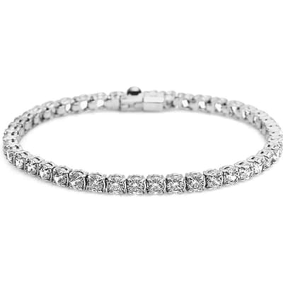 Swarovski Matrix Tennis Rond Geslepen Armband Damesarmband Zilver 5648936 Box+Shopping Bag,L