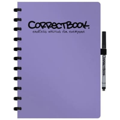 Correctbook original a4 petunia purple, gelinieerd