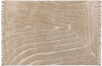 SAZOO - Vloerkleed - Beige - 160 x 230 cm - Polyester