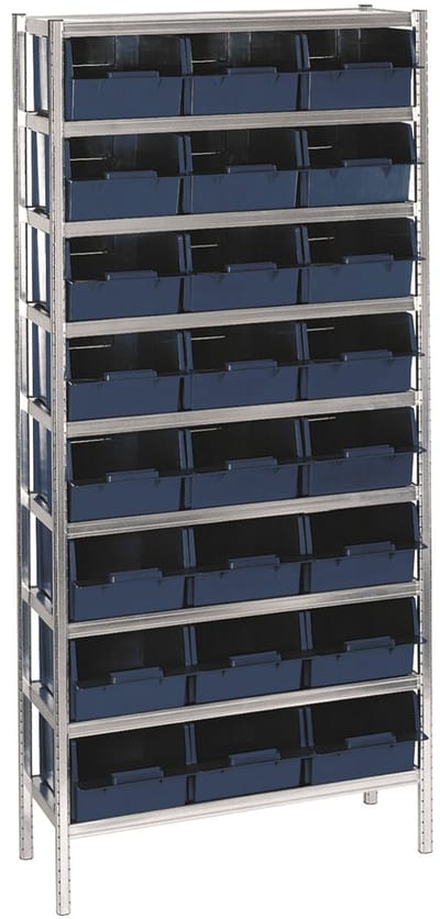 Raaco Rek met 25x bak 8-2000 galva/bl 24-31