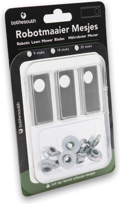 To the South® Robotmaaier Mesjes staal geschikt voor Honda Miimo HRM 3000 - 3 stuks