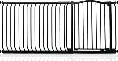 Safetots Klemhekje met Gebogen Bovenkant, 171cm - 180cm, Mat Zwart