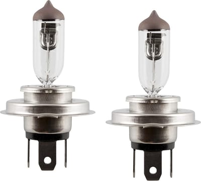 Gloeilamp H4 - Autolamp Koplamp - Betere Zichtbaarheid - 130% Meer Licht - 12V 60/55W - 3000K Warm Wit