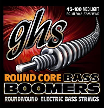 GHS RC-ML3045 Round Core Bass Boomers medium light snarenset bas