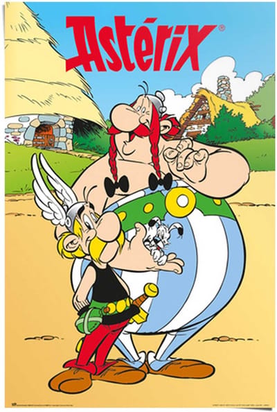 Poster Asterix and Obelix - 91,5 x 61 - Papier - REINDERS