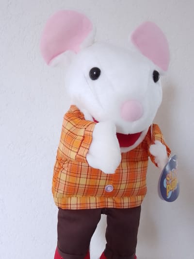 Sillypuppets - Handpop Muis 36 cm - Poppentheater - Handpoppen - Poppenkastpoppen - Dierenhandpop