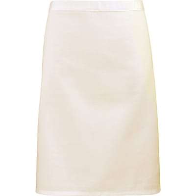 Premier Dames/Dames Mid-Length Apron (Pakket van 2) (Natuurlijk)