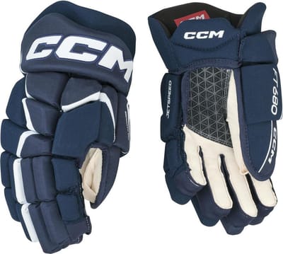 CCM - Jetspeed FT680 - IJshockeyhandschoenen - Volwassenen - Blauw - Wit - 15