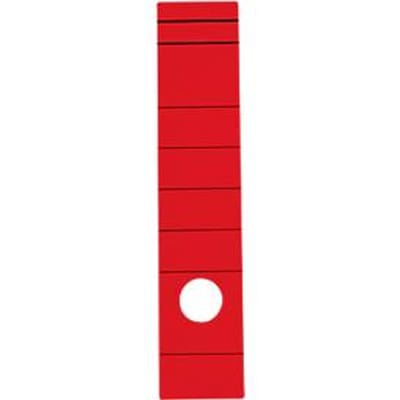Rugetiket, rugbreedte 60 mm, zelfklevend, 10 stuks, rood