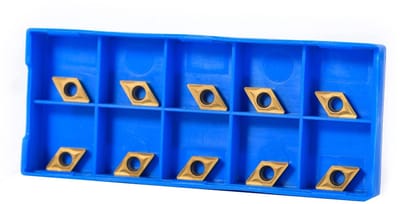 Dailygoods- Snijplaten Set van 10 - Hardmetalen Wisselplaten - Draaigereedschap - Hoge Sterkte - Stabiel - Goede Slijtage - Snijgereedschap