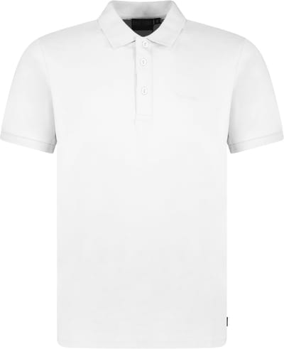 Cars Jeans Kids HASLE Polo White - Jongens - maat 140