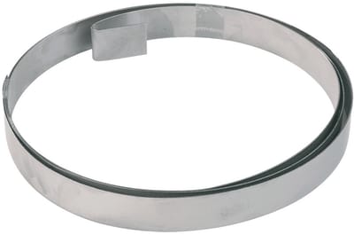 RVS klemband, per meter