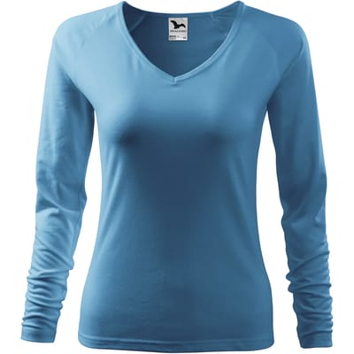 Dames-T-shirt met lange mouwen Malfini Elegance 127
