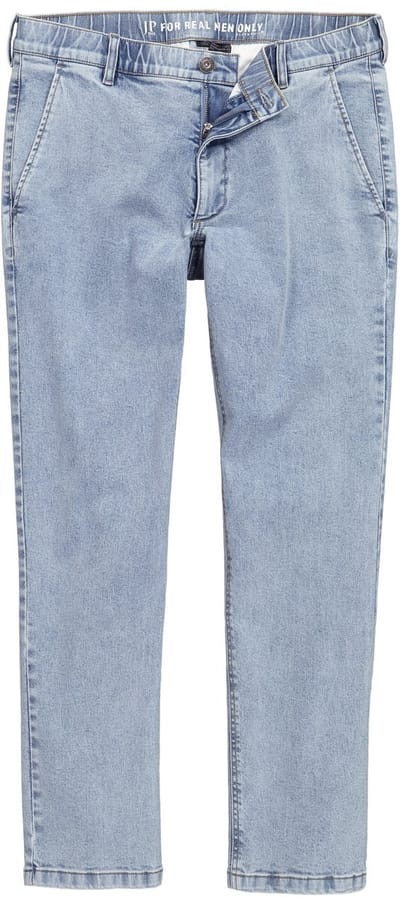 JP 1880 - Heren - Chino-jeans FLEXNAMIC® denim Straight Fit tot maat 72 - Licht blauw denim - Maat 52