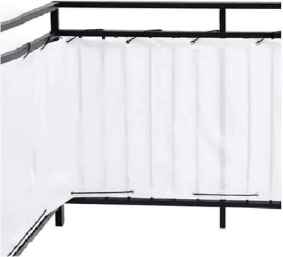 Balkonscherm - Privacydoek Tuin - Privacy Creëren - UV-bestendig HDPE - Diverse Maten - Wit