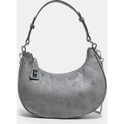 Stradivarius Schoudertas met ketting  Donkergrijs OS