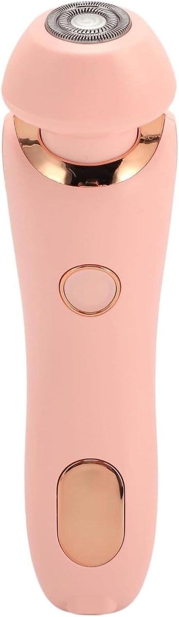 Elektrische Ontharingsapparaat - Dames Epilator - Persoonlijke Verzorging - Verwisselbare Hoofden - 16.5 cm - Roze