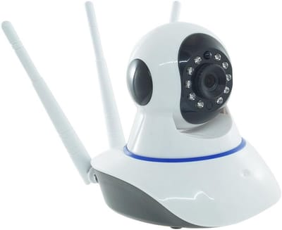 IP-camera - Beveiligingscamera Draadloze camera - Huis bewaken - Gemotoriseerde Pan/Tilt - 270 Graden Kijkhoek - Wit