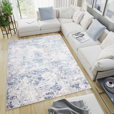 Tapiso Sky Vloerkleed Vintage Woonkamer Slaapkamer Tapijt Maat - 80x150
