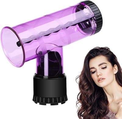 Universele Föhnverspreider - Krultang Styler Opzetstuk - Golvend Haar Creëren - Compact Slijtvast Ontwerp - Past op 4-6.2cm mond
