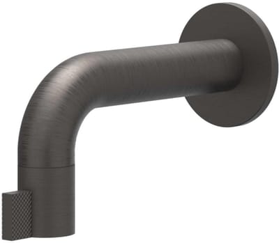 IVY Tribe Fonteinkraan wandmodel niet inkortbaar HOH12,5cm RVS316 geborsteld carbon black PVD